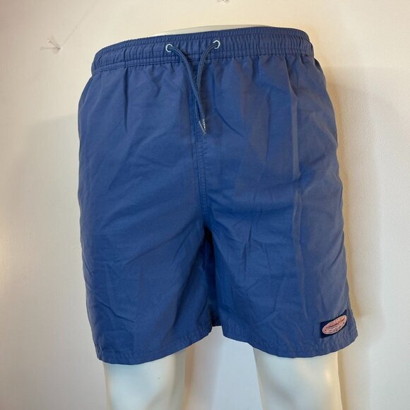 Vineyard Vines Boy's Patchwork Panel Chappy Swim Trunks - Size XL (18) - Picture 2 of 4